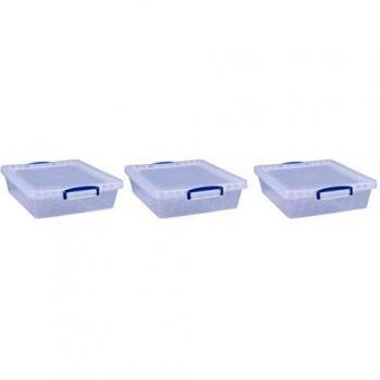 Portaoggetti Box Trasparente 10,5 L (38,5 × 46 × 11,5 cm)