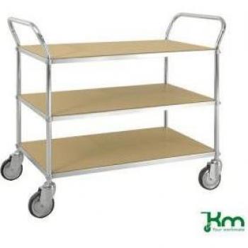 Slingsby Compact ESD Table Trolley – 3 Shelves – 940 x 1070 x 585 mm