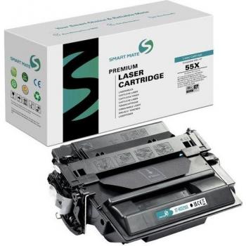 SmartMate Tonerpatrone für HP CE255X (55X) Schwarz
