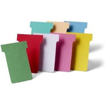 Nobo T-Card Size 2 48 x 85mm White (Pack of 100)