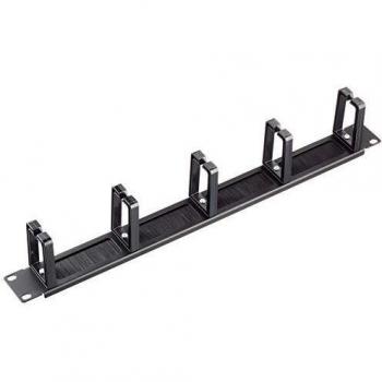 Cepillo para Gestionar Cables 19 5 Patillas 1U Negro