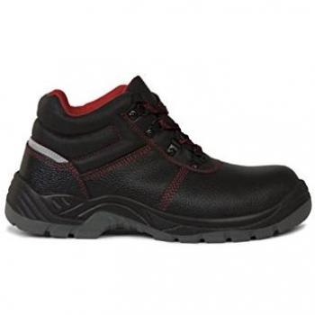 QUALITEX Profi Arbeitsschuh Herren schwarz/rot Größe 39