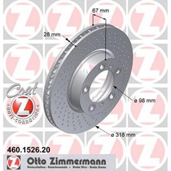 ZIMMERMANN Disque de frein pour 911 Coupe
