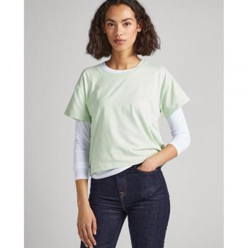 PeJeans Verde Aurore Manga Corta y Cuello Redondo