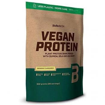 BioTechUSA Vegan Protein Powder Banana Flavor 500g