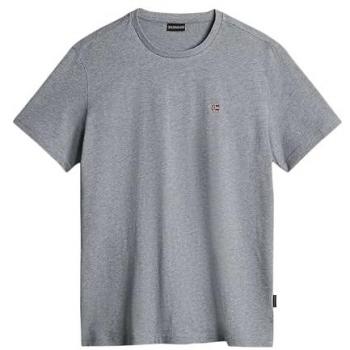 Napapijri T-Shirt mit Rundhalsausschnitt und Label-Stitching