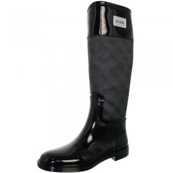 GUESS Winter-Impermeabilisierter Gummistiefel 42 cm – FLSIS3RUB11, Schwarzer Farbton