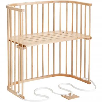 Lettino Babybay Boxspring co-sleeping in legno laccato