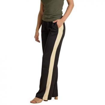 High-Contrast Strip Jeans