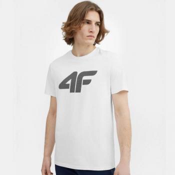 4F Herren T-Shirt M537 Weiß XXL