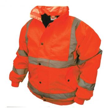 Scan SCAWWHVBJLO Hi-Vis Bomber Jacket Orange