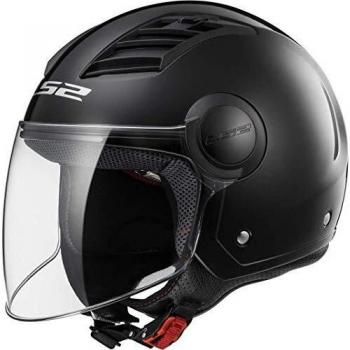 Casco LS2 OF562 Airflow Solid negro mate