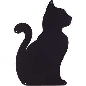 Panel Escribible Gato en Metálico Antracita