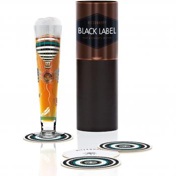 Petra Mohr RITZENHOFF Bierglas – 5‑Deckel Set