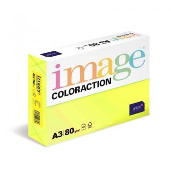 Antalis A3 papír 80g reflexní žlutá Coloraction Ibiza, 500 ks