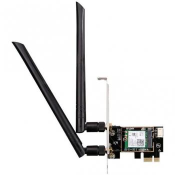 D-Link AX3000 Wi-Fi 6 PCIe Adapter Mini PCI Express Netzwerkkarte Schwarz