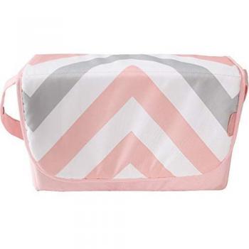 Pink Chevron Baby Nappy Bag