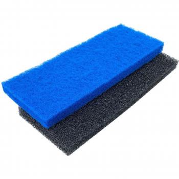 Filtre à aquarium en éponge réutilisable, double couche, coton bio
