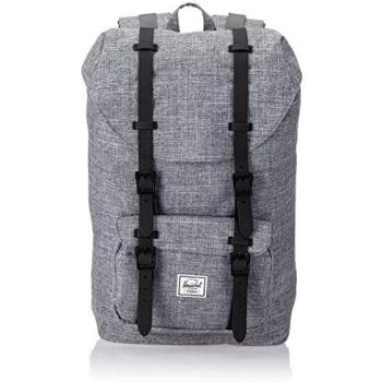 Sac à dos Herschel Supply Co. Little America moyen, Raven Crosshatch/Black Rubber
