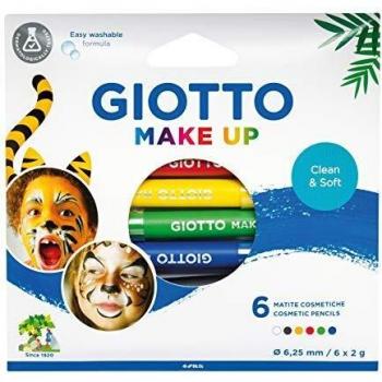 Crayons de maquillage, 9 cm, 6 pièces, collection de couleurs classiques