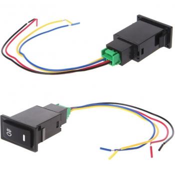 Botón Antiniebla DC 12V 5 Pines