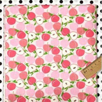 Banana, Pineapple & Peach Print Cotton Quilting Fabric