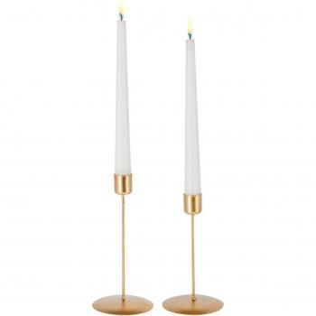 Candelabro Tizita 2 Pzas. Dorado 9x20 cm