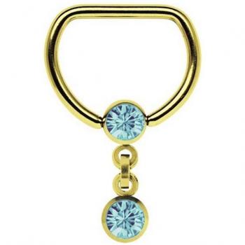 Funkelndes Brustwarzenpiercing ADELIA´S