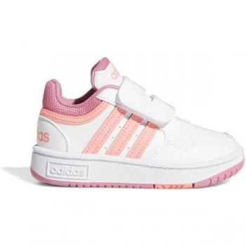 Zapatillas Hoops 3.0 CF Adidas para Niñas en Blanco