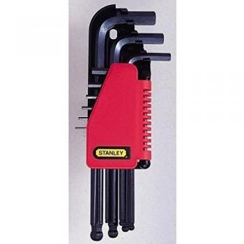 STANLEY 0-69-256 Juego 9 llaves con bola 1,5-10mm