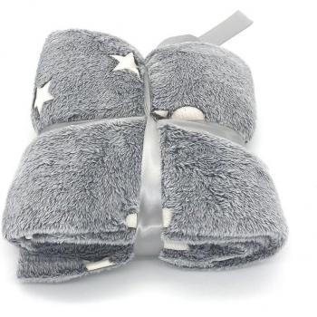 Comfortable Star Moon Sofa Blanket