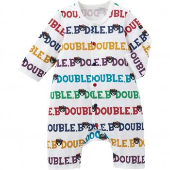 Miki House 70cm Bear Logo Boy & Girl Coverall