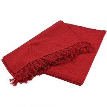Coperta Camilla Coton Rosso