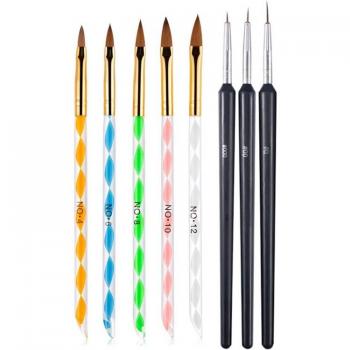 UV Gel Brush Set for Nail Art