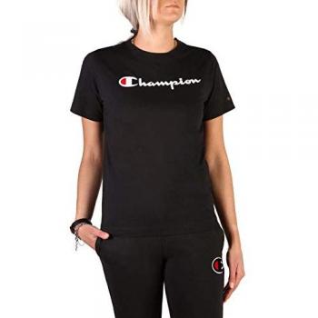 T-shirt Femme Champion Style Urbain Noir