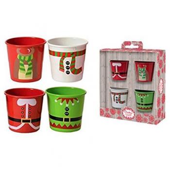Nutcracker Christmas Egg Cup Pails