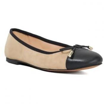 Top-Tier Brown Dune Suede Ballet Footwear