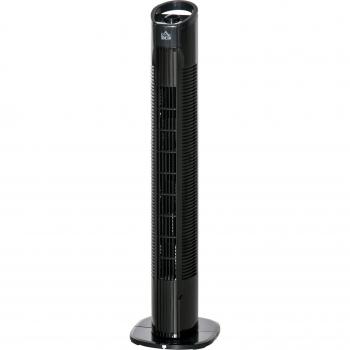 HOMCOM Moderner Ventilator mit rundem Fuß