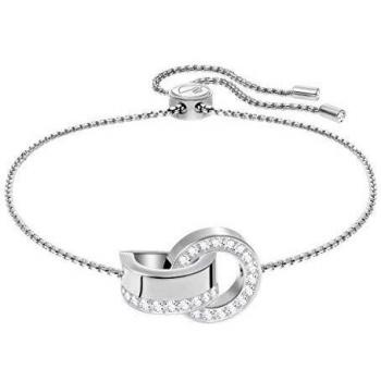 Bracelet Swarovski Hollow – Versione Bianco con Rodio