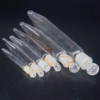 20ml Lab Glass Conical Bottom Centrifuge Tube with Stopper