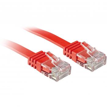 Lindy 3m RJ45 Ethernet Cable CAT 6 Red