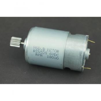 DC 6V Gear Motor 18000 RPM for Electric Ride-On Vehicles