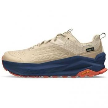 Zapatillas de Trail Running Altra Olympus 6 Goretex para mujer, color beige y azul oscuro, talla 37 EU