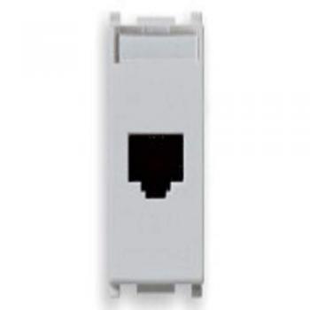 Prise Murale RJ45 Netsafe Cat5E UTP Argent