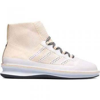 CAMPER Rolling Cotton Ankle Boots – Men's White / Beige (Size 7)