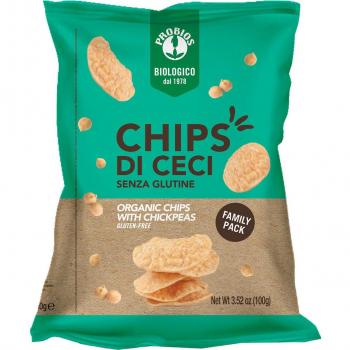 Probios chips di ceci 100 g pack risparmio