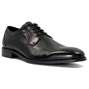Dune Sheath Leather Men's Black Oxford Shoes