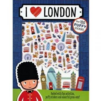 I Love London Puffy Sticker Activity Book-Make Believe Ideas