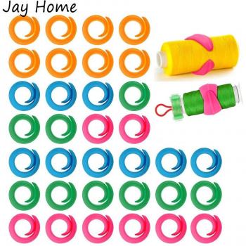 Bobinas de hilo para costura y bordado, sujetadores y clips, 10/20 piezas