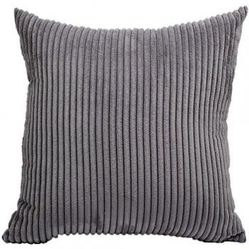 Feileah Decorative Square Sofa Pillowcase (Gray)